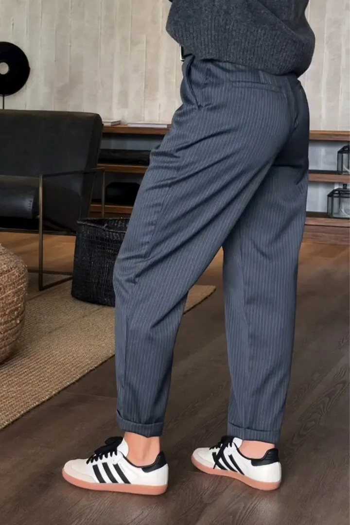 Tahlia | Tailored Pinstripe Pants