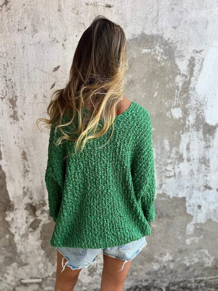 Evie | Cozy Ribbed Knit Sweater