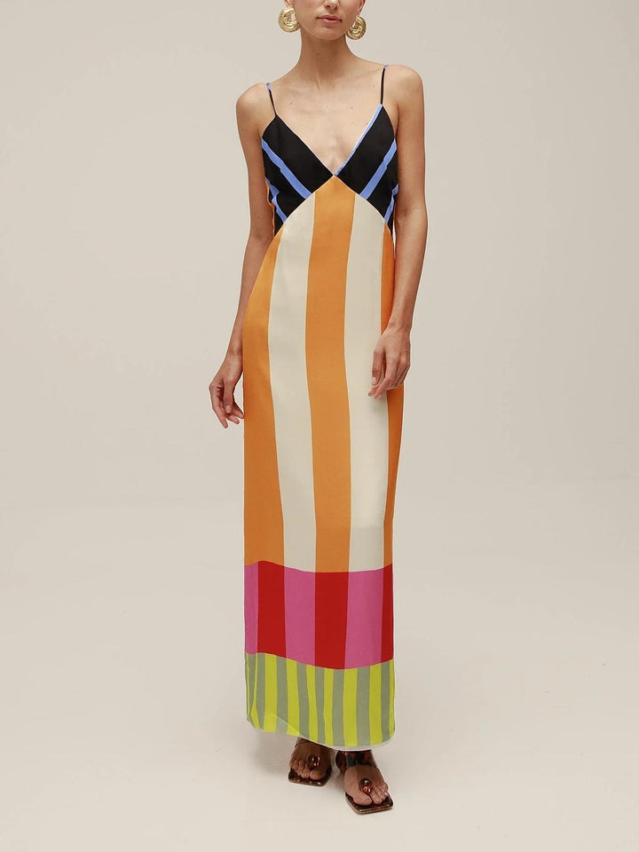 Lyanna | Vibrant Multicolor Maxi Dress