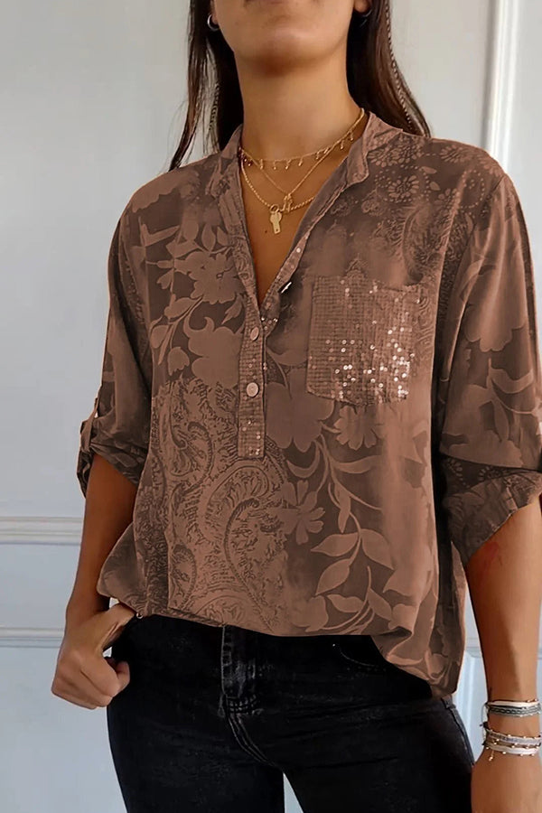 Alexa | Elegant Sequin Top