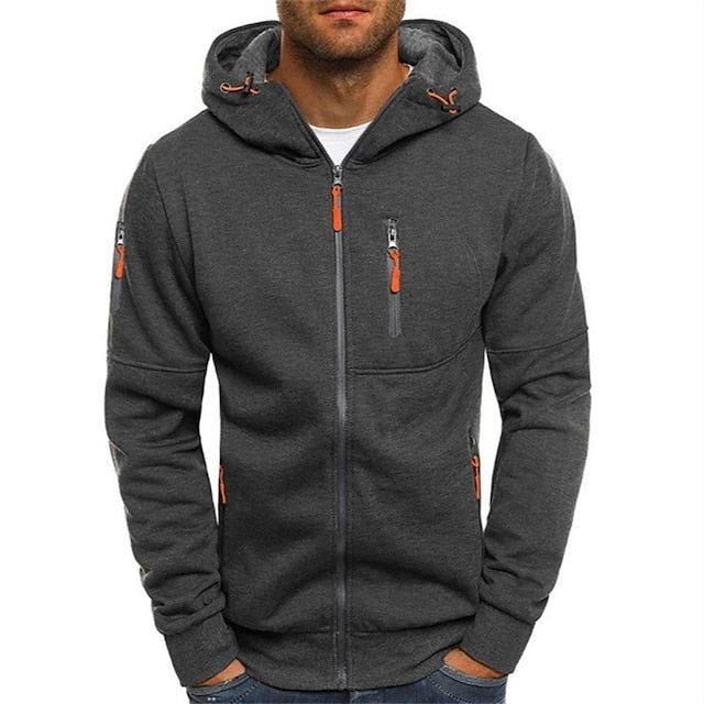 Velto | Sleek Hooded Zip-Up Jacket