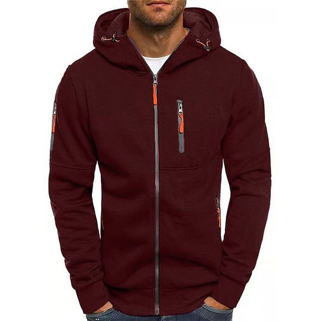 Velto | Sleek Hooded Zip-Up Jacket