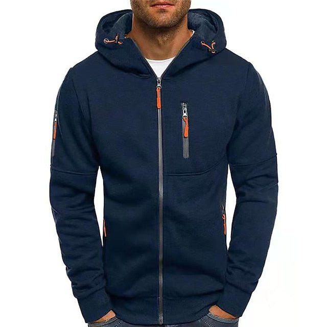 Velto | Sleek Hooded Zip-Up Jacket