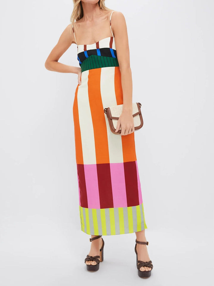 Lyanna | Vibrant Multicolor Maxi Dress